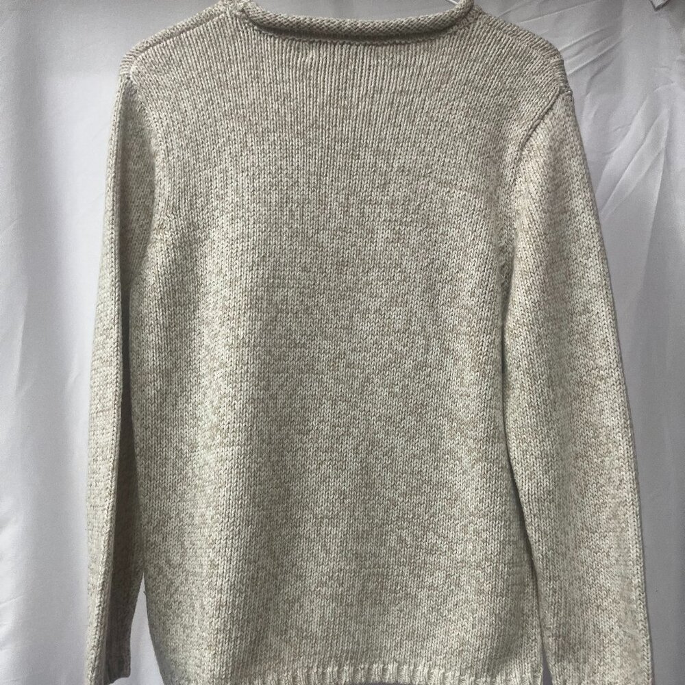 women's oatmeal color sweater - Picture 4 of 5